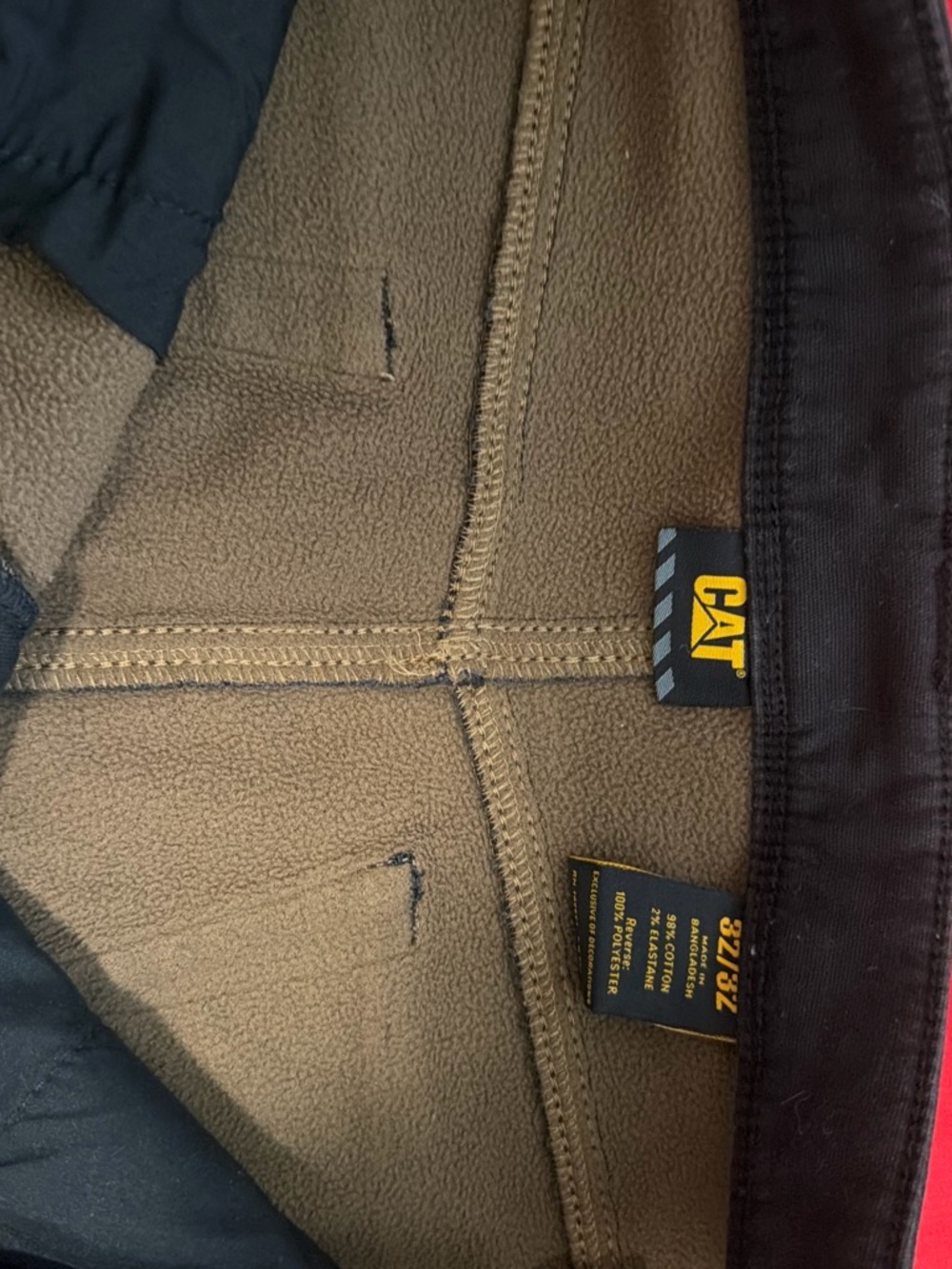 Men's Brown Fleece-Lined Jogger Sweatpants